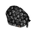 thumbnail image 4 of Fun Halloween Working Cap Scrub Cap with Sweatband Adjustable Unisex Men Women Tie Back Hat Nurse Surgical Caps, 4 of 5