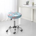 thumbnail image 7 of Vsdgher Cute Panda Flying in the Sky Print Stool Covers Round,Stretch Round Stool Covers Washable Stool Cushion Slipcover Elastic Chair Covers for 12-14 Inch Chair, 7 of 7