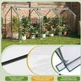 thumbnail image 5 of WJSP Mini Greenhouse Clear 106"L x 36"W x 36"H 2-Layer PVC Cover UV Protected for Patio Garden, 5 of 5