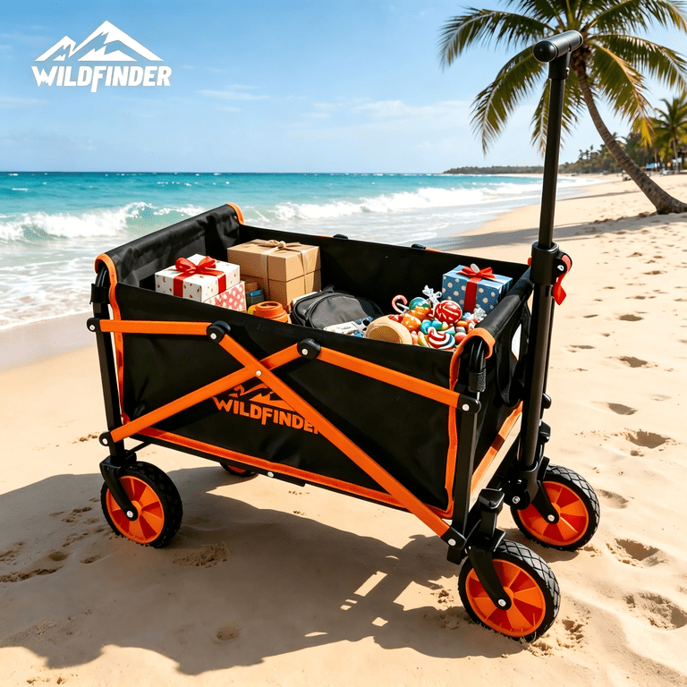 WildFinder Collapsible Garden Wagon, 330 Lb Capacity photo 5