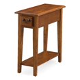 thumbnail image 1 of Leick Furniture Table d'Appoint en Bois pour Chaise, Fini Chêne Moyen, 1 of 9