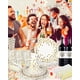 thumbnail image 5 of Vajilla desechable de 125 piezas, vajilla para fiesta de cumpleaños, vajilla desechable, juego de decoración de cumpleaños, incluye platos de papel, servilletas, pajita, boda, 5 of 5