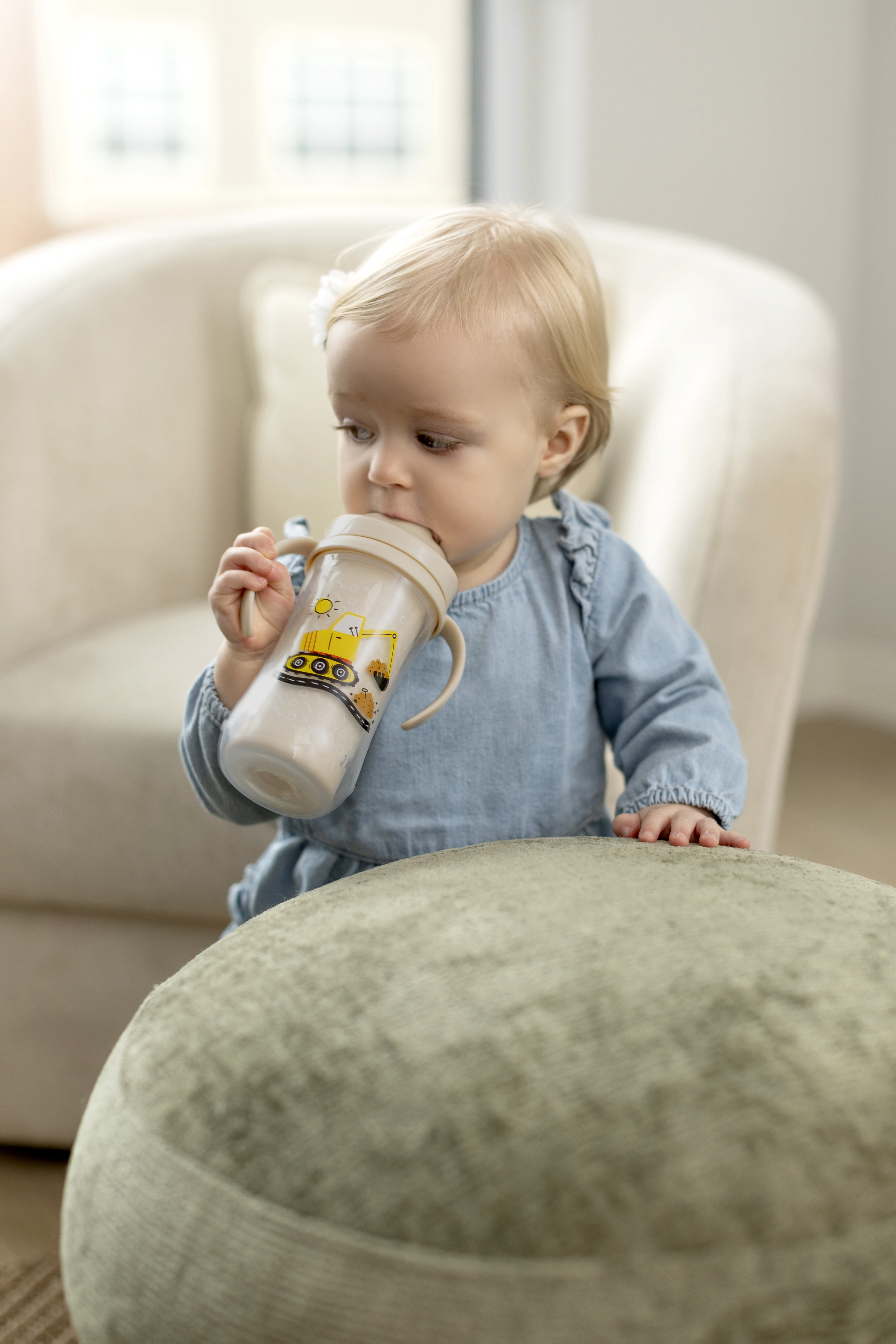 Parent's Choice Insulated Hard Spout Cup, 12 months+, Excavator