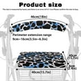 thumbnail image 3 of COEQINE Cow Prints Driving Aid Cover Medical Products Rollator Walker Seat & Back Cover Walker Seat Set 2 Pack Covers Easy to Install Rollator Seat and Back Rest Covers, 3 of 7