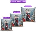 thumbnail image 3 of Merry Christmas Newfoundland Enjoys Woofmas Winter Xmas Holiday Pillowcase Double Sided Newfie Dog Lover Gifts Pillow Case Covers - 02022, 3 of 3