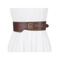 thumbnail image 4 of INSPIRE CHIC Women's Obi Waist Belt for Dresses Wide Belts Buckle Coffee, 4 of 4