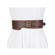 thumbnail image 4 of Cinturón Obi para Mujeres Inspire Chic para Vestidos, Cinturones Anchos con Hebilla Color Café, 4 of 4