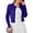 Blue -BP42, variant on Womens Cropped Cardigan Sweaters Lightweight Knit Crew Neck,Button Down,Open Front,Long Sleeve,for Dress,Office Yellow L