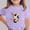 Purple, variant on ATOGUTA Girl T-Shirt Easter Graphic Tshirt Short Sleeve Crew Neck Cute Summer Tee Tops Pink, Size 3T-15