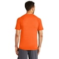 thumbnail image 2 of Sport Tek Adult Male Men Electric Heather T-Shirt Deep Orange He 2X-Large, 2 of 4