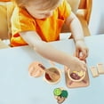 thumbnail image 2 of A Simulated Wooden Kitchen Cooking Baby Toy Set Baby House Toy Kitchen Food Cook Cosplay Girls Children Kid Educational Toy Gift, 2 of 6