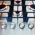 thumbnail image 3 of 8 Pcs Couvre-Boutons en PVC Noir pour Cuisinière à Gaz Protection Trou Rond, 3 of 9