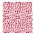 thumbnail image 2 of Ambesonne Fruits Shower Curtain, Summer Ripe Raspberries Eat, 69"Wx75"L, Dark Pink White, 2 of 4