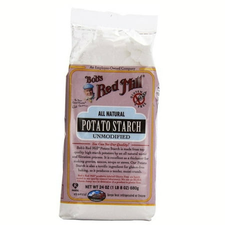 - Bob's Red Mill All Natural Unmodified Potato Starch 24 oz Bags - Single Pack