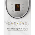 thumbnail image 4 of CUCKOO CR-0675FG 6-Cup (Uncooked) / 12-Cup (Cooked) Micom Rice Cooker with Nonstick Inner Pot, 13 Menu Modes, LCD Display, Fuzzy Logic Tech, Auto Clean (Gray), 4 of 7