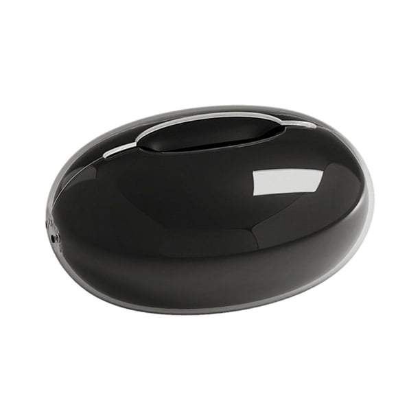 Caja de pañuelos Caja dispensadora de pañuelos Caja dispensadora de servilletas Caja dispensadora de pañuelos faciales Doble capa negra