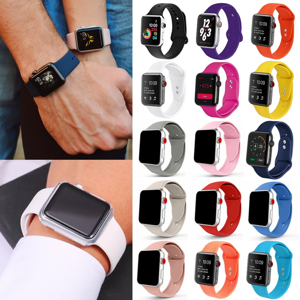 Apple Watch Silicone Sport Band Strap 