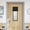 Black, variant on Neighborly Nook French Door Curtain Blackout Curtain for French Doors for Front Door Sidelights and Small Window, 1 Panel, W24 x L36, Brown