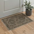 thumbnail image 6 of GENIMO 5'x7' Area Rug for Living Room, Machine Washable Non Slip Low Pile Rug for Bedroom Dining Room, Distressed Persian Diamond, Dusty Taupe, 6 of 6