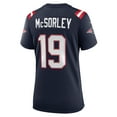 thumbnail image 3 of Women's Nike Trace McSorley Navy New England Patriots Game Jersey, 3 of 7