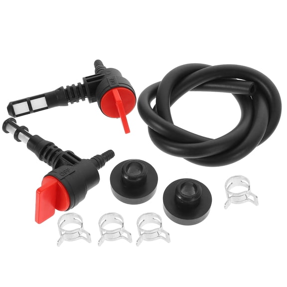 Universal 90 Degree Fuel Tank Shut-off Valve Set for Generator Maintenance - Auxiliary Fuel Tank Installation Kit Generator Parts