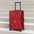 thumbnail image 5 of Uemuo Red Glitter Printed Washable Luggage Cover - Fashion Suitcase Protector Fits 18-32 Inch Luggage -, 5 of 9