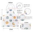 thumbnail image 7 of Fall Pumpkins Apron-Garden Aprons for Women with Pockets-Cotton Linen Waterproof Kitchen Cooking Gardening Aprons Adjustable for Kitchen,Cooking,BBQ and Salon 33"x27", 7 of 7