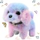 thumbnail image 1 of Walking Puppy Stuffed Animal Interactive Rainbow Dog Barking Tail Wagging Head Nodding Educational Plush Toy Easter Christmas, 7, 1 of 5