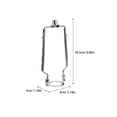 thumbnail image 2 of AURARMLET 1Jgo Soporte Ajustable Para Pantalla De Lamp Harp De Metal Plata Fácil Instalación, 2 of 8