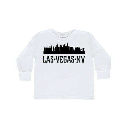 

Inktastic Las Vegas Nevada City Skyline Gift Toddler Boy or Toddler Girl Long Sleeve T-Shirt
