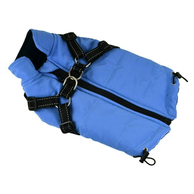 CNKOO Windproof Dog Winter Coat Waterproof Dog Jacket Warm Dog Vest Cold Weather Pet Apparel for Small Medium Large Dogs Red M