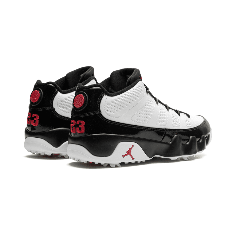 New Nike Air Jordan 9 Retro Low G Golf White Black Mens Size 8.5 FJ5934-100 Air Jordan 9 Golf Low White Black True Red - FJ5934-100 | eBay main image 4
