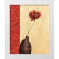 thumbnail image 3 of Delphine Corbin 12x14 White Modern Wood Framed Wall Art Titled - Rouge III, 3 of 5