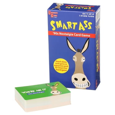 Smart Ass '90S Nostalgia Classic Card Game, by University Games