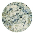 thumbnail image 3 of Unique Loom Chromatic Collection Area Rug - Champagne (8' Round Light Blue/Blue), 3 of 7