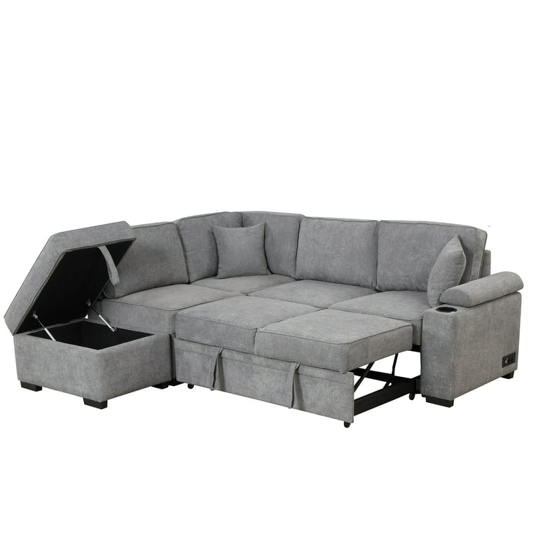 Sleeper sectional deals clearance