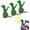 Lizard*3, variant on Wrongduck Lizard Keychain Sound Toy, 2025 New Rechargeable Keyboard Clicker Lizard Fidget Toy with Colorful LED Lights, Stress Relief Sensory Keychain Gift for Adults and Teens