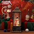 thumbnail image 3 of Snow Globe, Christmas Decorations, Battery Operated & Plug-in Musical Lighted Christmas Snow Globes, Christmas Ornaments, Thanksgiving, Indoor, Party, Table Decorations, Christmas Decor (Snowman), 3 of 7