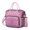 Pink, variant on Zen Mandala Lunch Tote – Dual Compartment Insulated Bag with Abstract Floral Design for Teachers and Mindfulness Practitioners