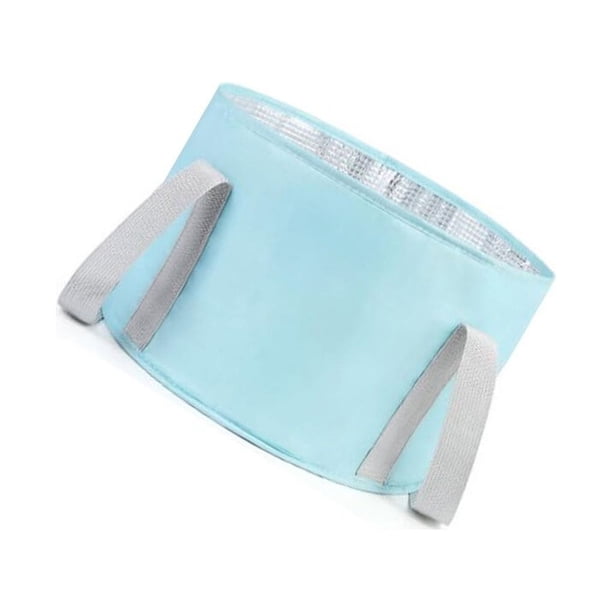 Vogacara Salón Spa interior al aire libre pie remojo bolsa senderismo viaje plegable impermeable pies baño cubo accesorios de salud Cuidado de los pies Azul Pequeña