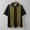 E-Green, variant on 2025 Men Spring Summer Printed Type N Turndown Collar Casual Short Stage Clothes Musicians Sleeve Shirt Man Romper Mens Crotch Shirt Large Short
