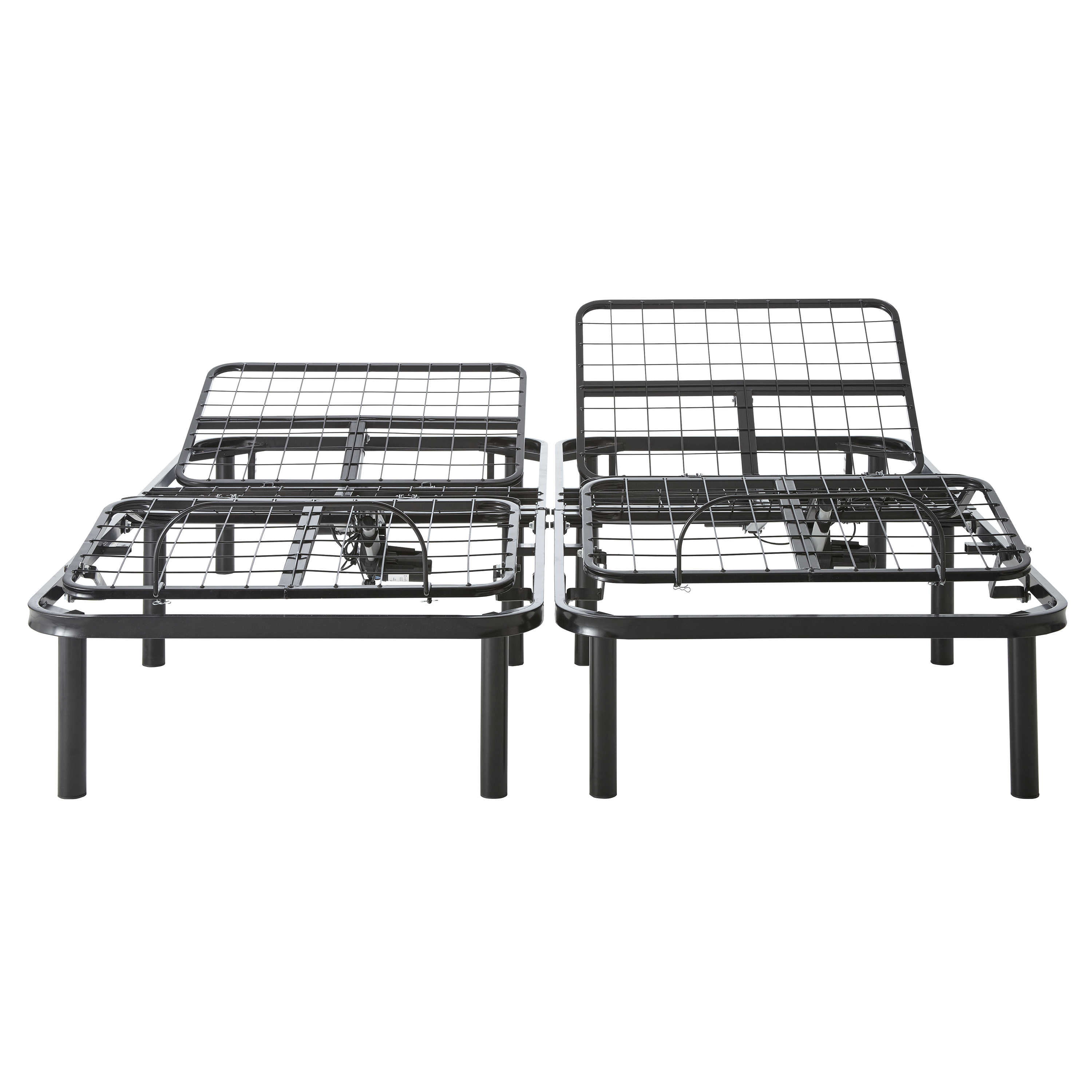 Premier Silver Series Adjustable Flex Metal Platform Foundation Base Bed Frame with Wired Remote, Twin XL