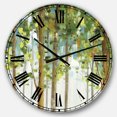 thumbnail image 1 of DesignArt Horloge Murale Grande Forêt Verte, 1 of 2