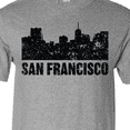 thumbnail image 4 of Inktastic San Francisco Skyline with Grunge T-Shirt, 4 of 5