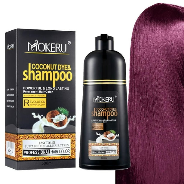 Hair Dye Shampoo Coconut In Minutes Hair Color Shampoo Hair Instant Coloring