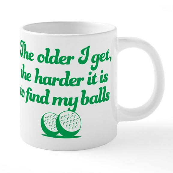 CafePress - The Older I Get - 20 Oz White Ceramic Mega Mug