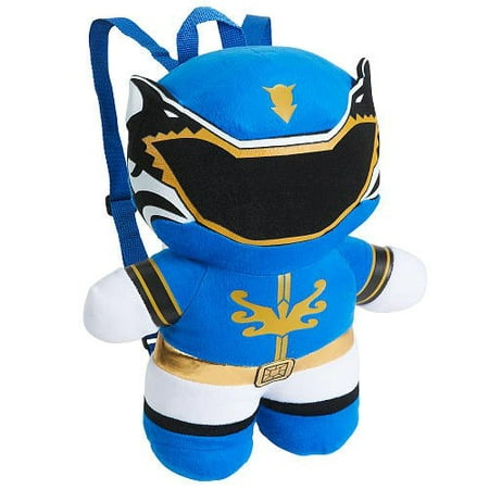 Plush Backpack - - Blue Mega Force 16 School Bag New (Best Socks For Ranger School)