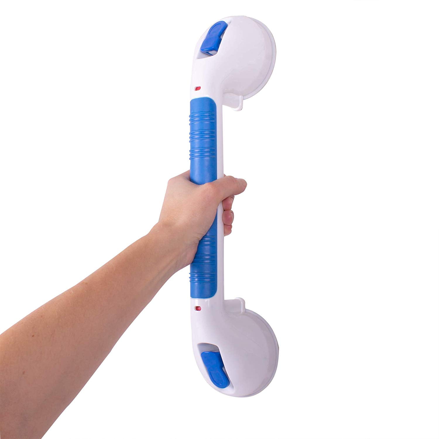 Carex Suction Shower Grab Bar, 16" Ultra Grip Shower Handle, Dual