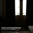 thumbnail image 4 of Deconovo 100% Blackout Curtain Full Light Shading Curtain with Silver Back Coating for Hall/Dorm Window,52x95 inch,Teal,2 Panels, 4 of 7