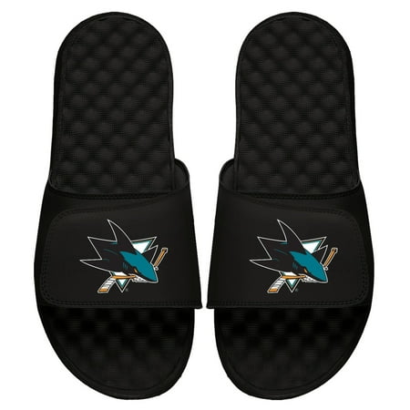 

Men s ISlide Black San Jose Sharks Primary Logo Slide Sandals